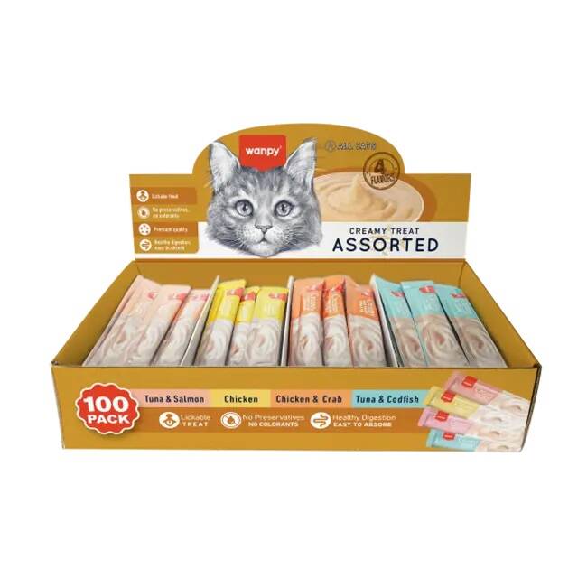 بستنی گربه ونپی 4 طعم مختلف